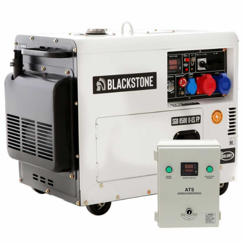 Blackstone-Groupe électrogène diesel FULLPOWER Blackstone SGB 8500 D-ES – Tableau ATS inclus-Neuf